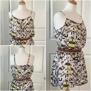 Geometric Short Romper